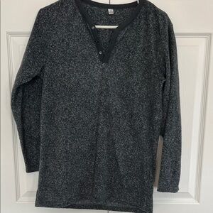 Charcoal V-Neck Sweater for Men